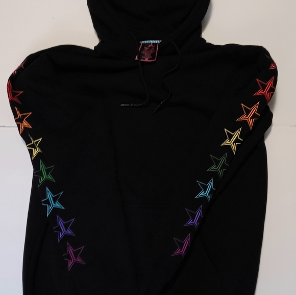 Jeffree Star Rainbow Star Hoodie Medium NEW - Picture 7 of 8